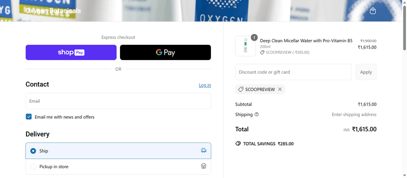 15% Off Oxygen Botanicals Coupon Code - Claim Your Discount